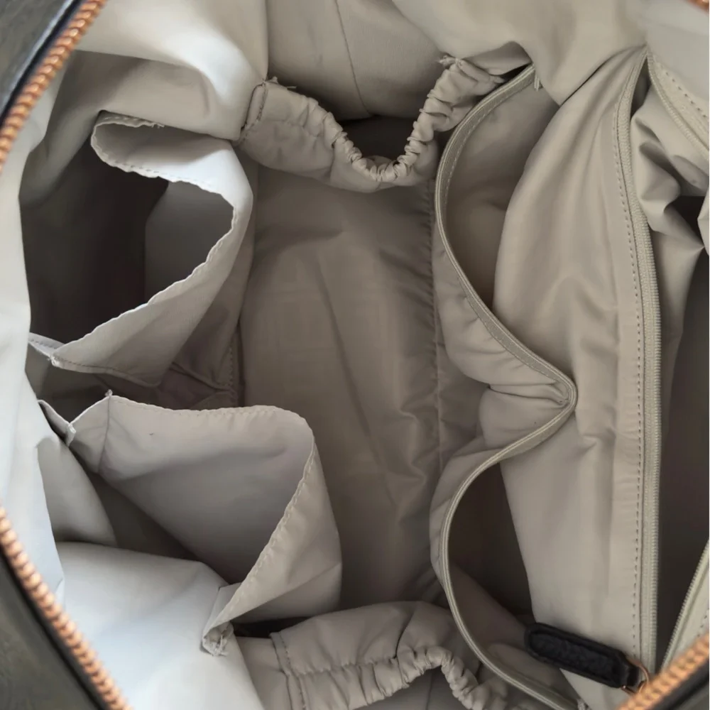 Jujube Wherever Weekender black vegan leather diaper bag - Picture 8 of 16